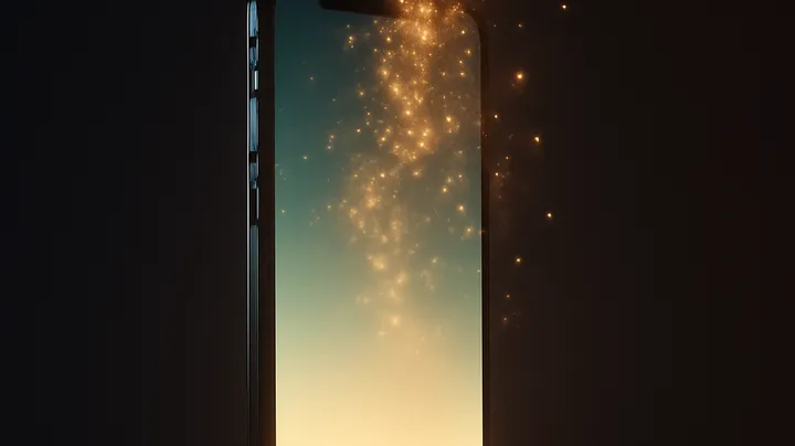 TKPK BDT COM - Modern phone with glowing screen TKPK BDT COM Modern phone with glowing screen